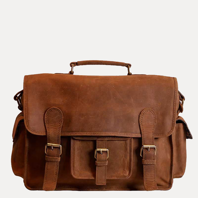 maletin de cuero hombre satchel